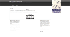 Desktop Screenshot of mydnstats.com